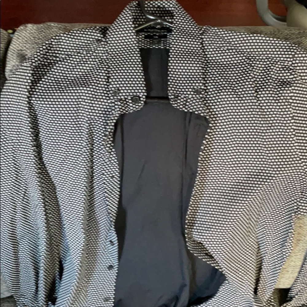 Express Performance slim button down shirt